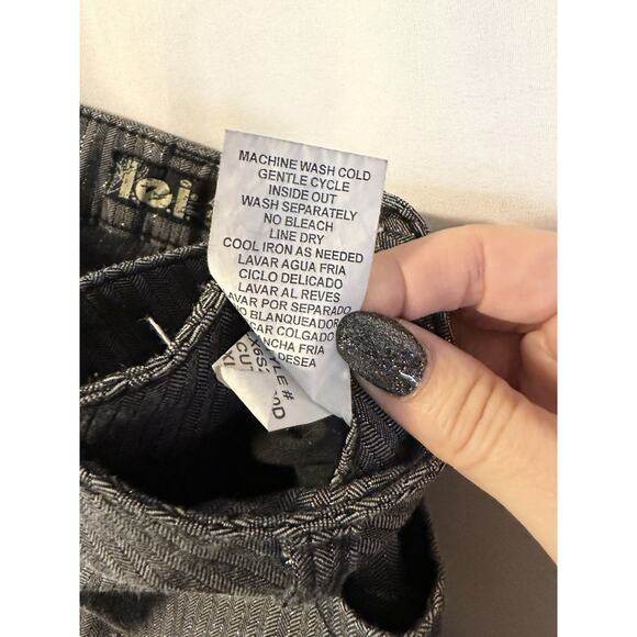 l.e.i | Vintage Y2K Striped Flare Pants Womens Multi Stretch- Size 13 - Picture 4 of 7